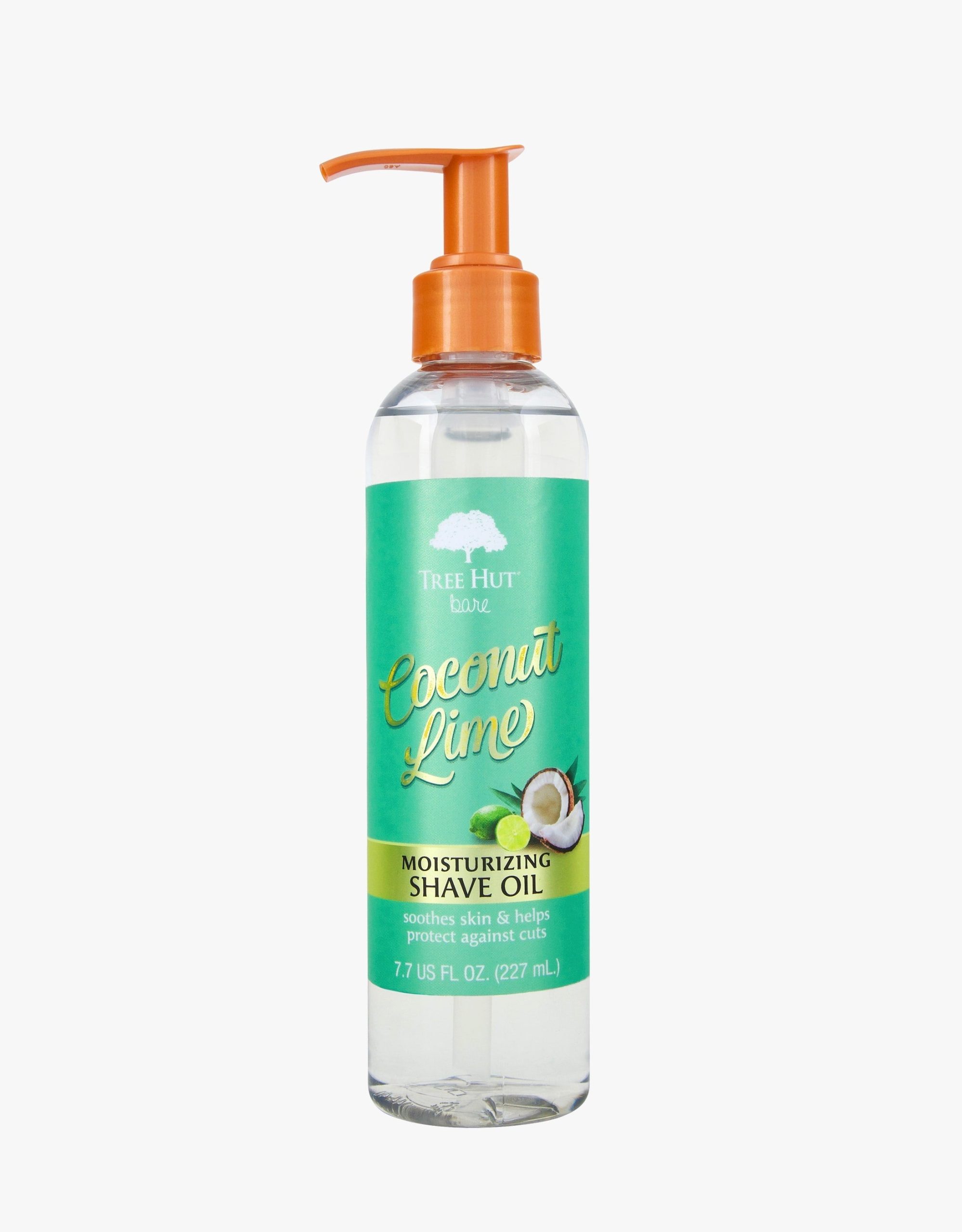 Moisturizing Shave Oil - Coconut Lime by TREE HUT - Non-toxic, STOP rated product free from harmful chemicals