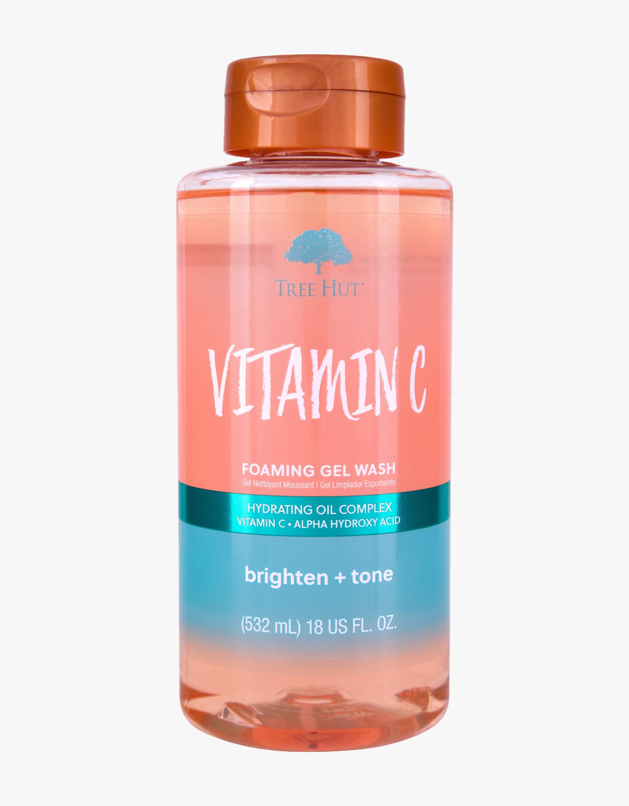 Vitamin C Foaming Gel Wash by TREE HUT - Non-toxic, STOP rated product free from harmful chemicals