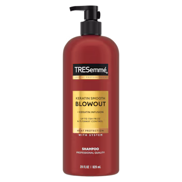 Keratin Smooth Blowout Shampoo by TRESemmé - Non-toxic, STOP rated product free from harmful chemicals