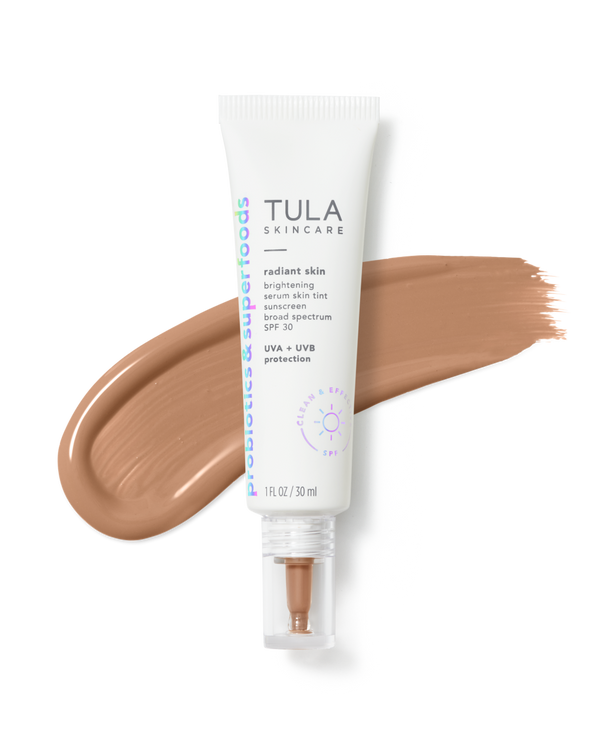 Radiant Skin Brightening Serum Skin Tint by TULA SKINCARE - Non-toxic, STOP rated product free from harmful chemicals