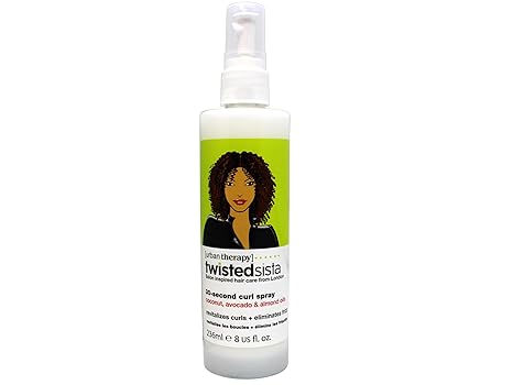 30 Second Curl Spray by Twisted Sista - Non-toxic Hair Styling + Treatment product rated STOP by Million Marker, free from BPA, phthalates, and parabens
