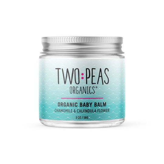 Organic Baby Balm - Chamomile & Calendula Flower by TWO:PEAS ORGANICS - Non-toxic, GO rated product free from harmful chemicals
