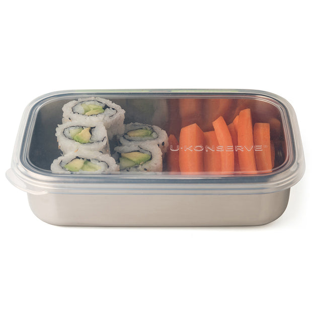 Stainless Steel Rectangle Food-Storage Container by U Konserve - Non-toxic Food Storage product rated SLOW by Million Marker, free from BPA, phthalates, and parabens