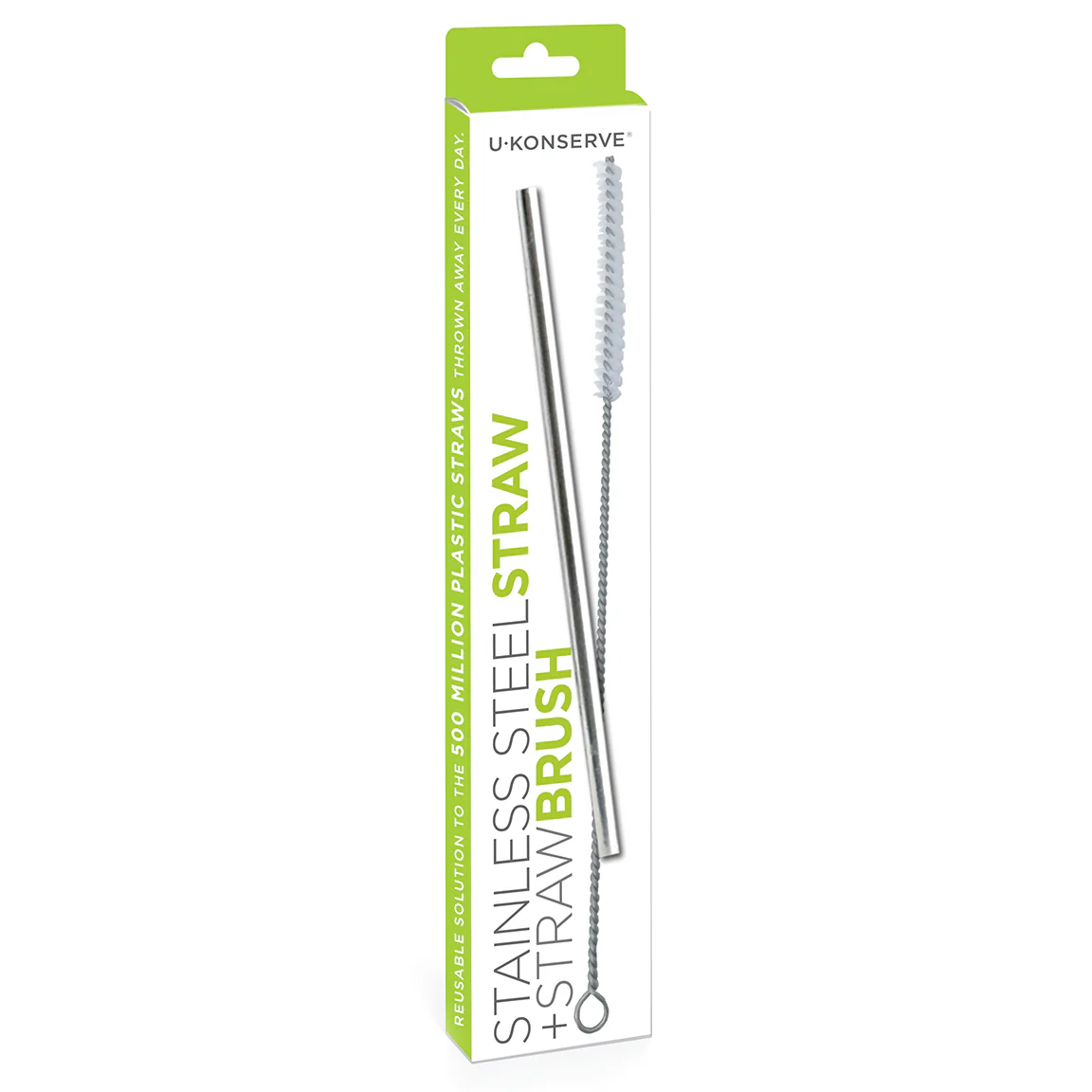 U Konserve Stainless Steel Straw and Brush
