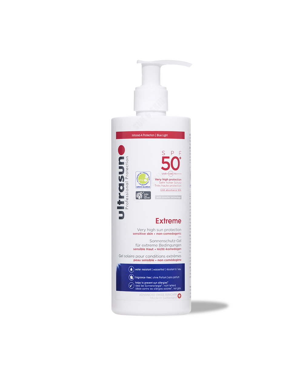 Extreme SPF 50+ by ultrasun Professional Protection - Non-toxic Sunscreens product rated STOP by Million Marker, free from BPA, phthalates, and parabens