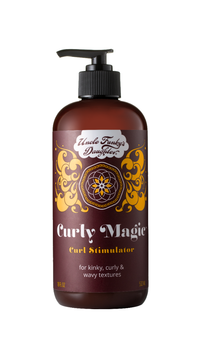 Curly Magic Curl Stimulator by Uncle Funky's Daughter - Non-toxic Hair Styling + Treatment product rated STOP by Million Marker, free from BPA, phthalates, and parabens