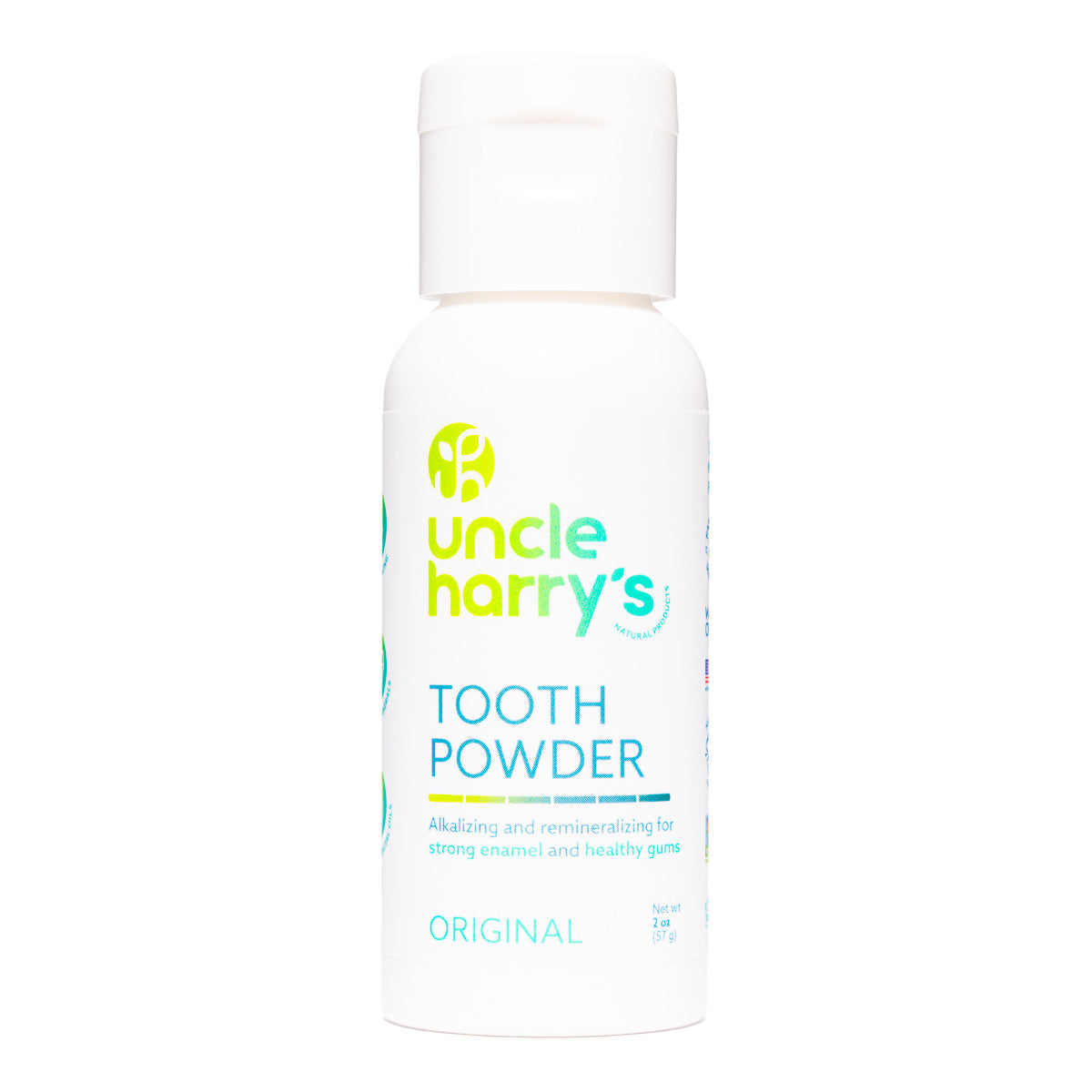 All Natural Tooth Powder – Original by uncle harry's - Non-toxic, SLOW rated product free from harmful chemicals