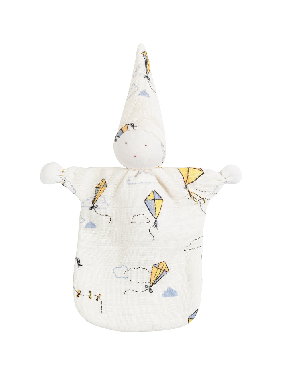 Muslin Sleeping Lovey - Kites by Under the Nile - Non-toxic, GO rated product free from harmful chemicals