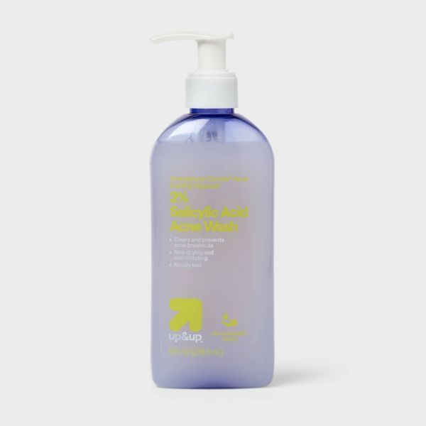 2% Salicylic Acid Acne Wash by up&up - Non-toxic Facial Care product rated STOP by Million Marker, free from BPA, phthalates, and parabens