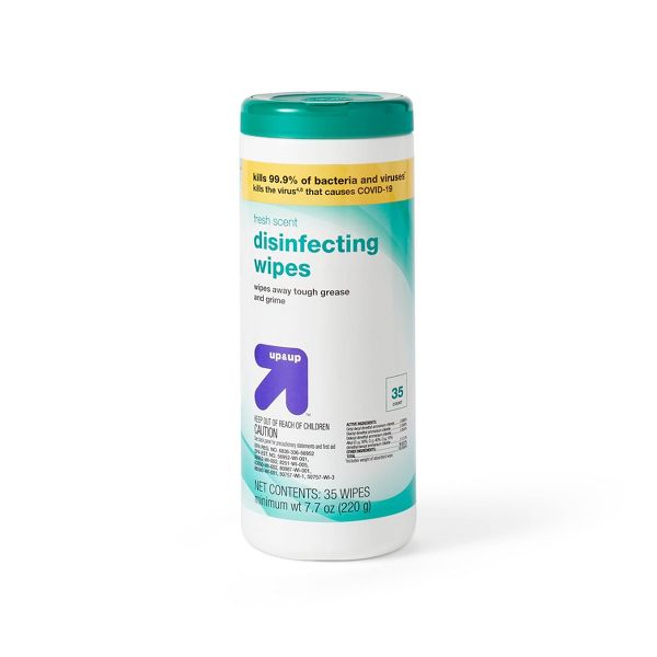 Disinfecting Wipes – Fresh Scent by up&up - Non-toxic, STOP rated product free from harmful chemicals