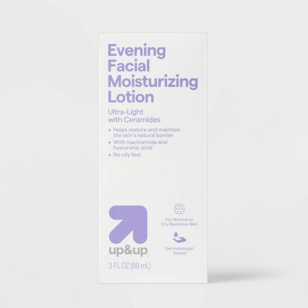 Evening Facial Moisturizing Lotion by up&up - Non-toxic Facial Care product rated STOP by Million Marker, free from BPA, phthalates, and parabens