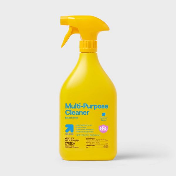 Multi-Purpose Cleaner – Lemon Scent by up&up - Non-toxic Household Cleaning Products product rated STOP by Million Marker, free from BPA, phthalates, and parabens