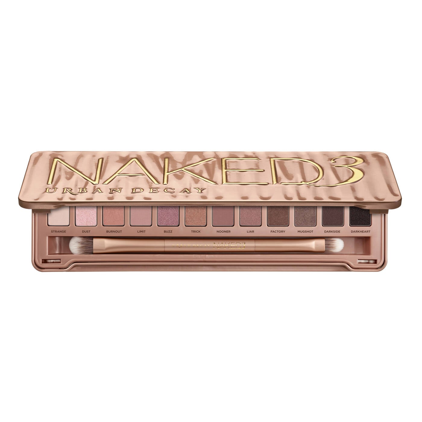 Naked3 Soft Pink Eyeshadow Palette by URBAN DECAY - Non-toxic, STOP rated product free from harmful chemicals