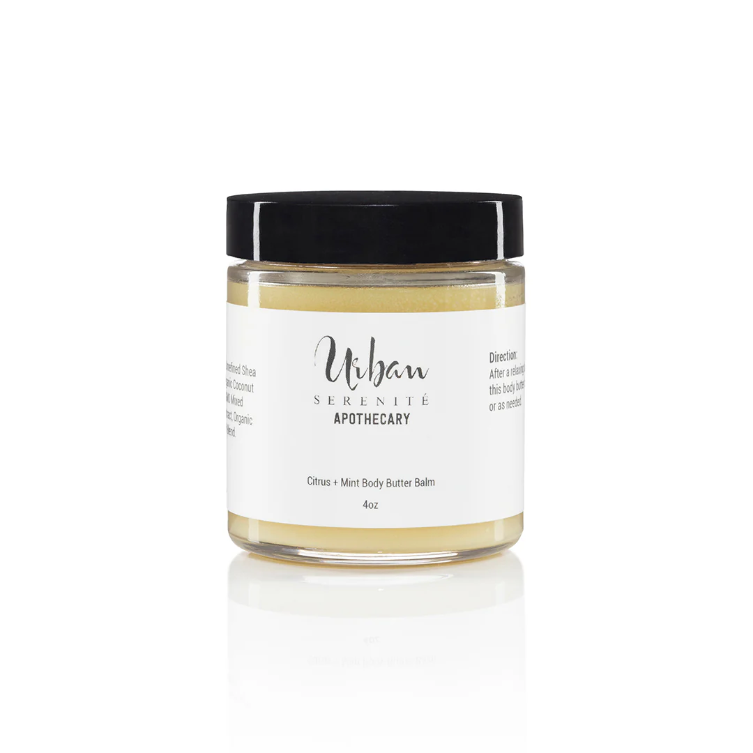 Citrus + Mint Body Butter Balm by Urban Serenite - Non-toxic, SLOW rated product free from harmful chemicals