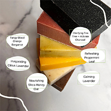 Cleansing Bars – Tangy Blood Orange Bergamot by Urban Serenite - Non-toxic Soaps + Body Washes product rated SLOW by Million Marker, free from BPA, phthalates, and parabens