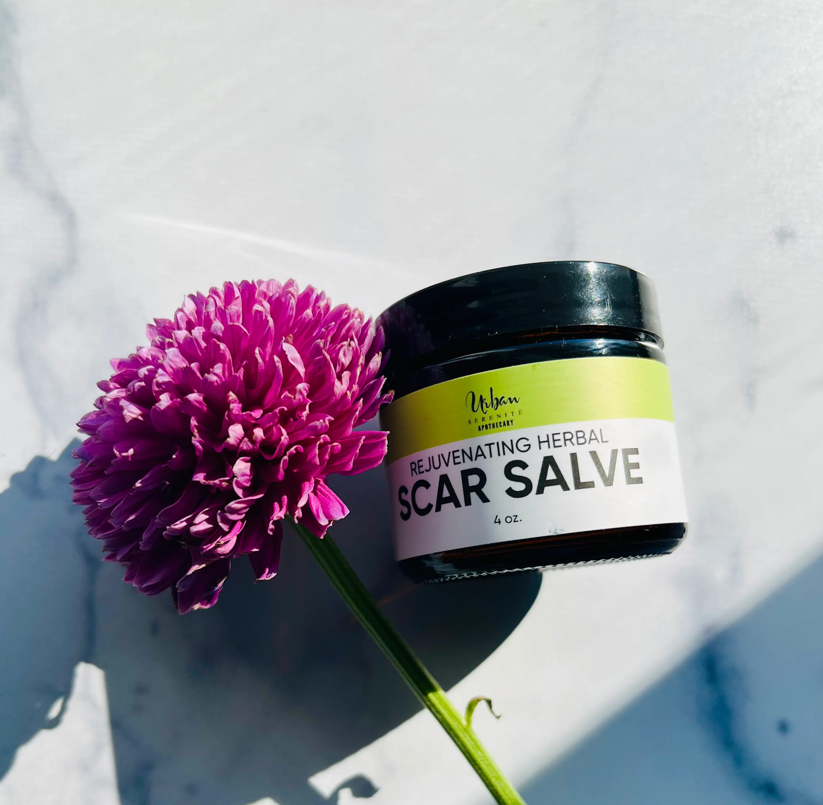Rejuvenating Herbal Scar Salve by Urban Serenite - Non-toxic, SLOW rated product free from harmful chemicals