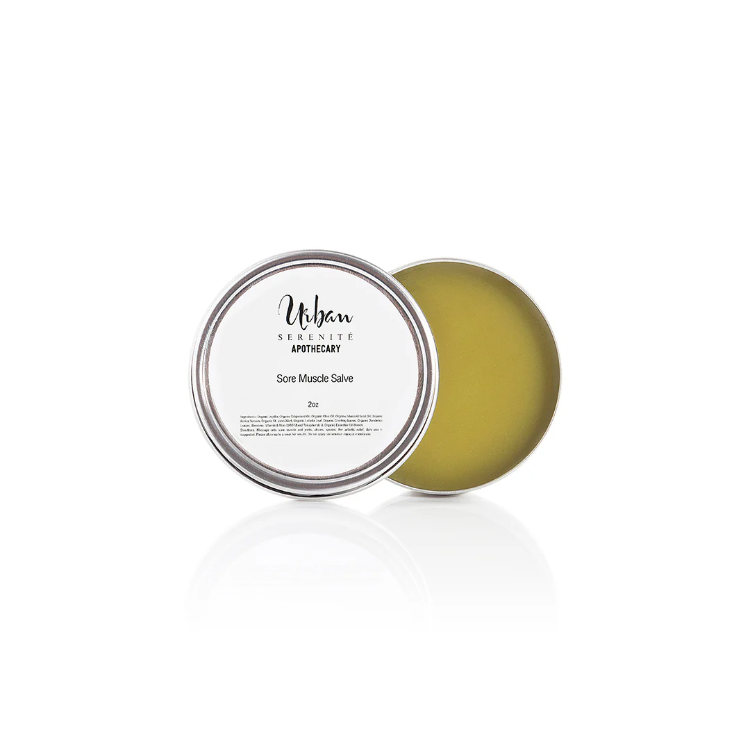 Sore Muscle + Stiff Joint Salve by Urban Serenite - Non-toxic, SLOW rated product free from harmful chemicals