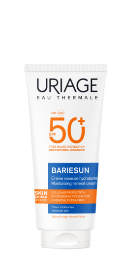 Bariésun Mineral Cream SPF 50+ by URIAGE EAU THERMALE - Non-toxic Sunscreens product rated STOP by Million Marker, free from BPA, phthalates, and parabens