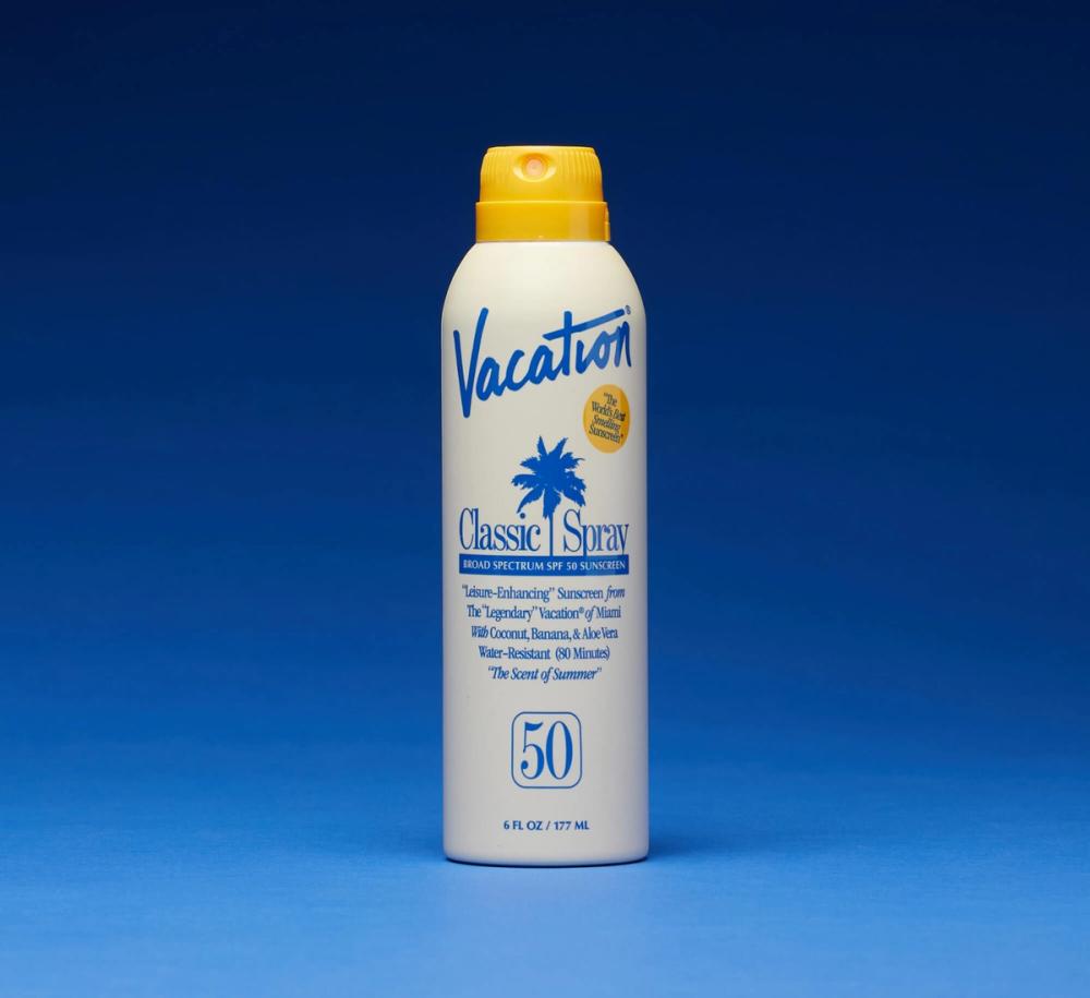 Classic Spray SPF 50 Sunscreen by Vacation - Non-toxic Sunscreens product rated STOP by Million Marker, free from BPA, phthalates, and parabens