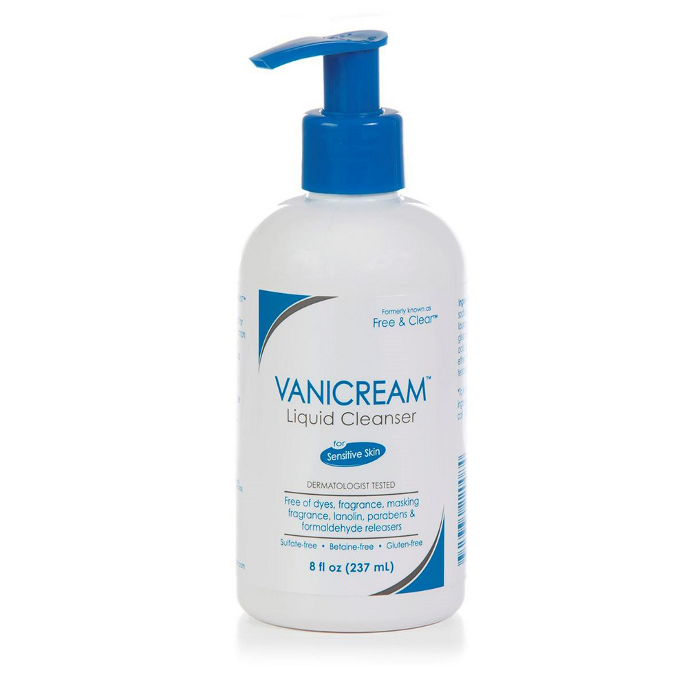 Liquid Cleanser For Sensitive Skin by VANICREAM - Non-toxic, SLOW rated product free from harmful chemicals