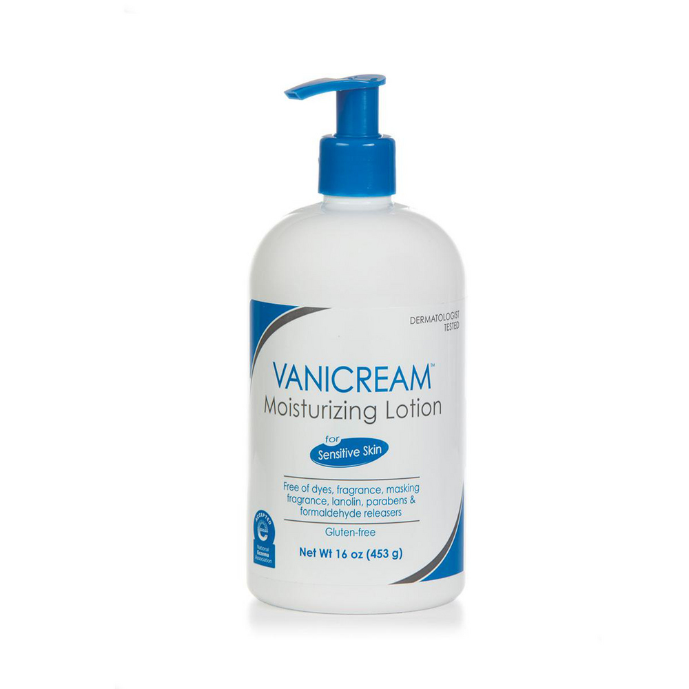 Moisturizing Lotion For Sensitive Skin by VANICREAM - Non-toxic, STOP rated product free from harmful chemicals
