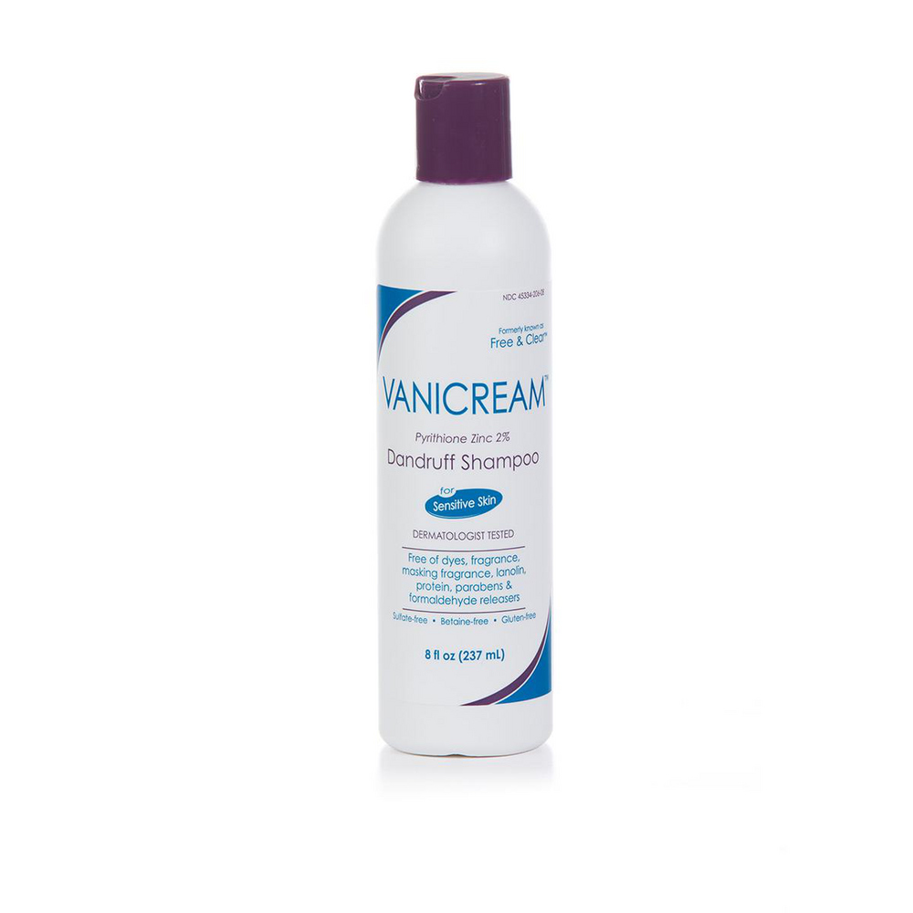 Pyrithione Zinc 2% Dandruff Shampoo For Sensitive Skin by VANICREAM - Non-toxic, STOP rated product free from harmful chemicals