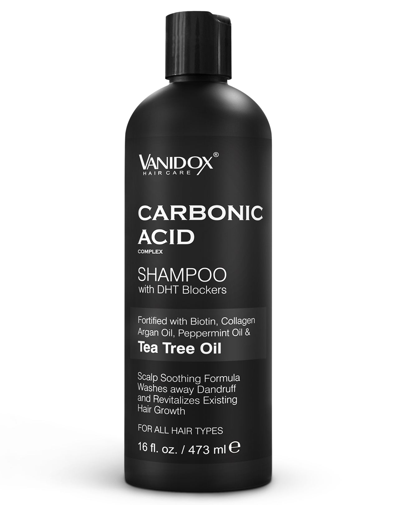 Carbonic Acid Shampoo by VANIDOX - Non-toxic Shampoos + Conditioners product rated STOP by Million Marker, free from BPA, phthalates, and parabens
