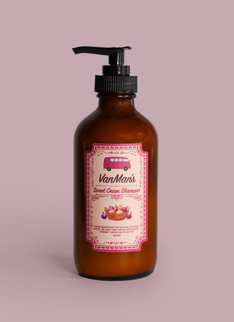 Shampoo - Sweet Onion by VanMan's - Non-toxic, SLOW rated product free from harmful chemicals