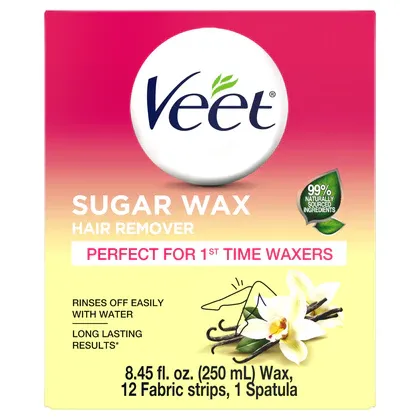 Sugar Wax Hair Remover by Veet - Non-toxic Shaving product rated STOP by Million Marker, free from BPA, phthalates, and parabens
