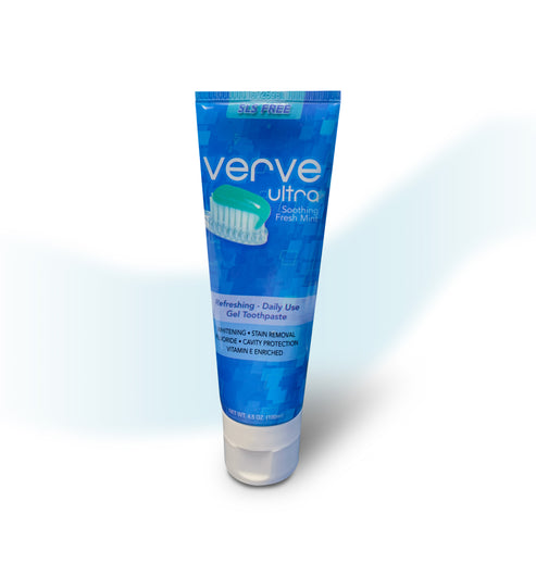 Soothing Toothpaste - Fresh Mint by verve ultra - Non-toxic Oral Care product rated STOP by Million Marker, free from BPA, phthalates, and parabens