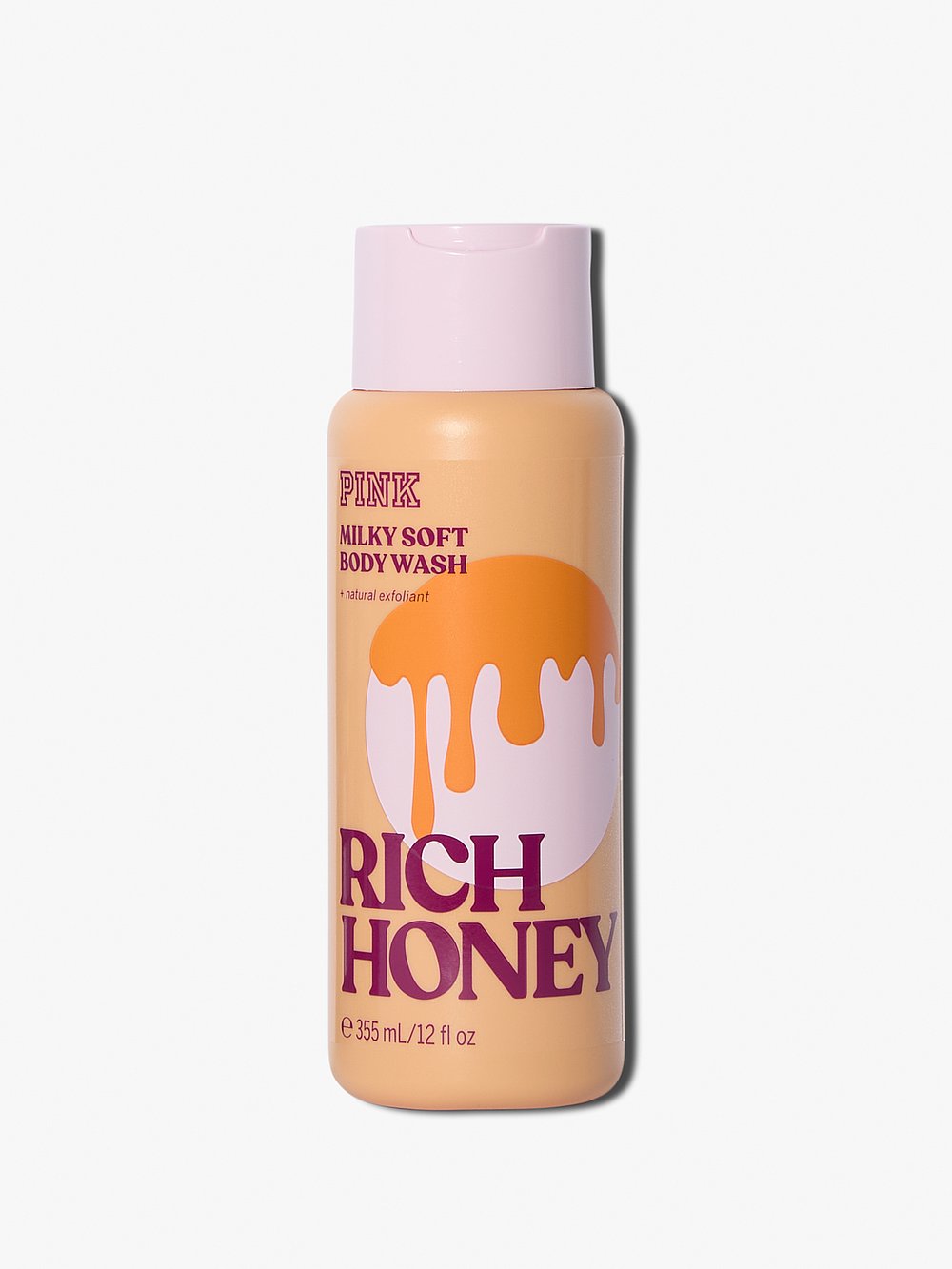 Pink Milky Soft Body Wash -  Rich Honey by VICTORIA'S SECRET - Non-toxic, STOP rated product free from harmful chemicals
