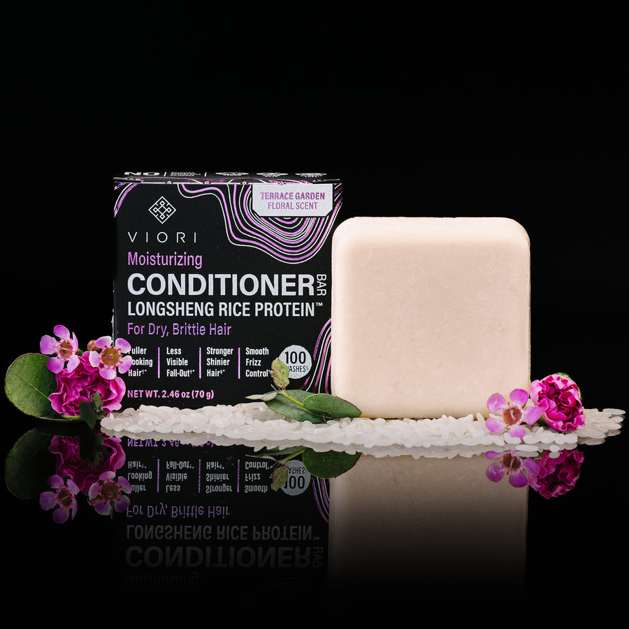 Moisturizing Conditioner Bar – Terrace Garden by VIORI - Non-toxic, SLOW rated product free from harmful chemicals