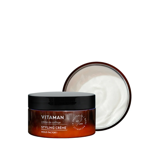 Styling Créme by VITAMAN - Non-toxic Hair Styling + Treatment product rated STOP by Million Marker, free from BPA, phthalates, and parabens