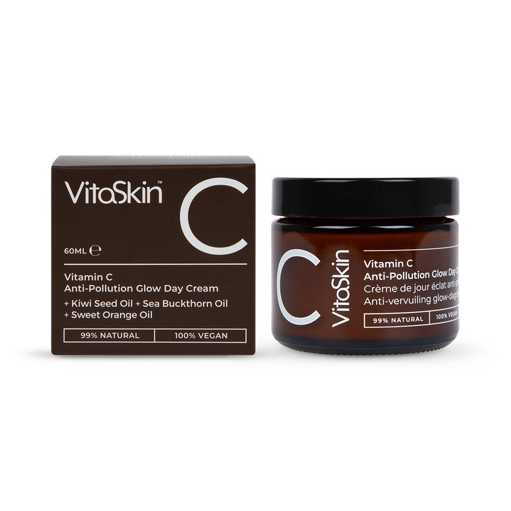 Vitamin C Anti-Pollution Glow Day Cream by VitaSkin - Non-toxic Facial Care product rated SLOW by Million Marker, free from BPA, phthalates, and parabens