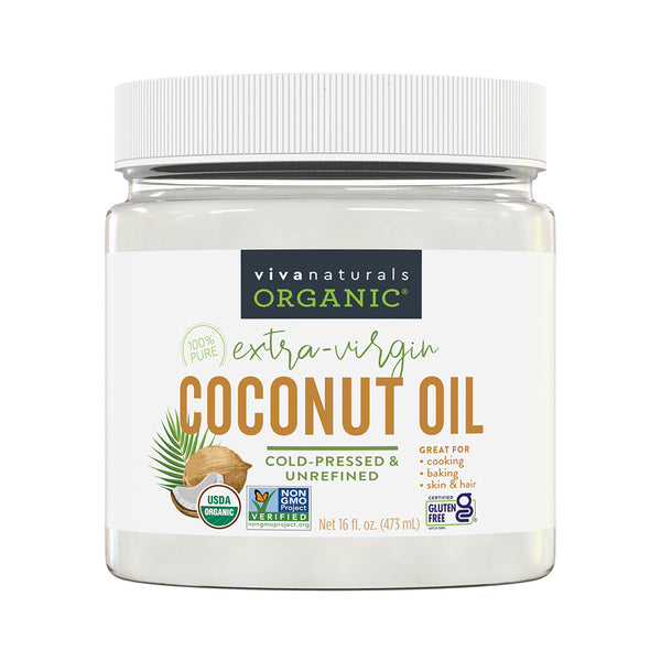 Organic Extra Virgin Coconut Oil by vivanaturals - Non-toxic Botanicals + Essential Oils product rated GO by Million Marker, free from BPA, phthalates, and parabens