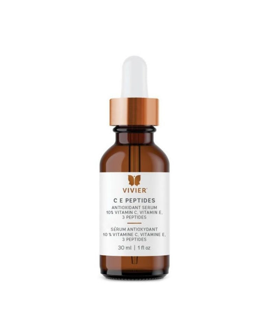 C E Peptides Antioxidant Serum by VIVIER - Non-toxic Facial Care product rated STOP by Million Marker, free from BPA, phthalates, and parabens