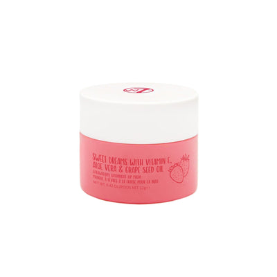 Sweet Dreams Overnight Lip Mask - Strawberry by W7 - Non-toxic, STOP rated product free from harmful chemicals