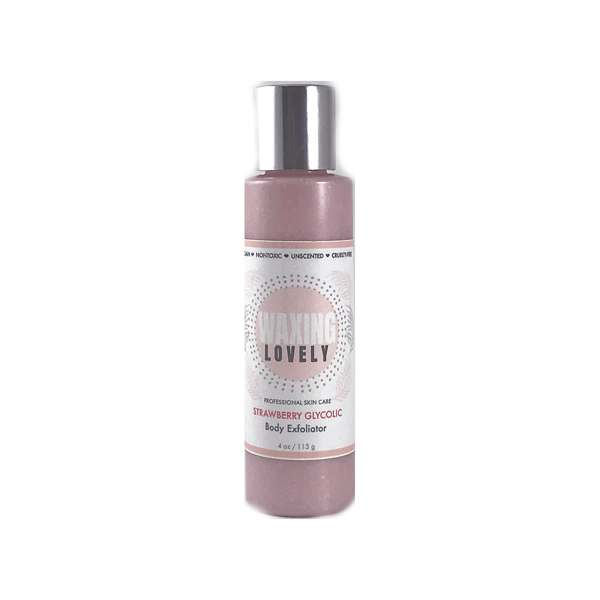 Glycolic Body Exfoliator - Strawberry by WAXING LOVELY - Non-toxic Soaps + Body Washes product rated STOP by Million Marker, free from BPA, phthalates, and parabens