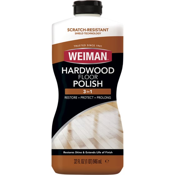 3 In 1 Hardwood Floor Polish by WEIMAN - Non-toxic, STOP rated product free from harmful chemicals