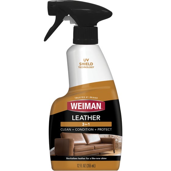 3 In 1 Leather Cleaner & Conditioner by WEIMAN - Non-toxic, STOP rated product free from harmful chemicals
