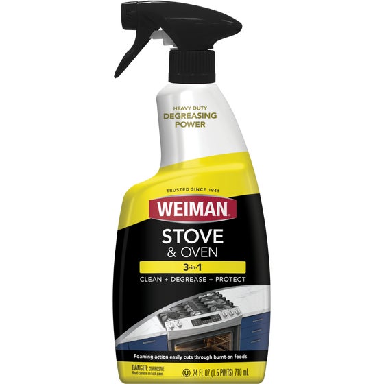 3 In 1 Stove & Oven Cleaner by WEIMAN - Non-toxic, STOP rated product free from harmful chemicals
