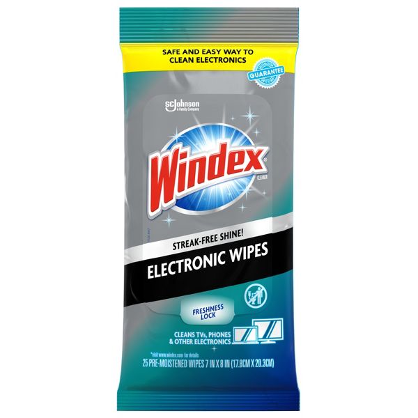 Electronics Wipes by Windex - Non-toxic, STOP rated product free from harmful chemicals