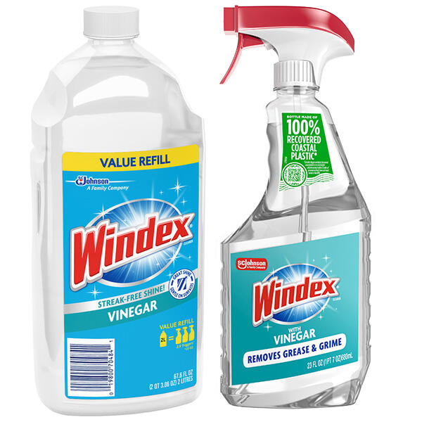 Vinegar Multi-Surface Cleaner by Windex - Non-toxic, STOP rated product free from harmful chemicals