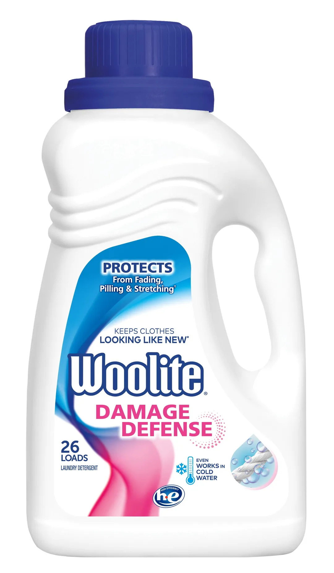 Damage Defense Laundry Detergent by Woolite - Non-toxic Laundry product rated STOP by Million Marker, free from BPA, phthalates, and parabens