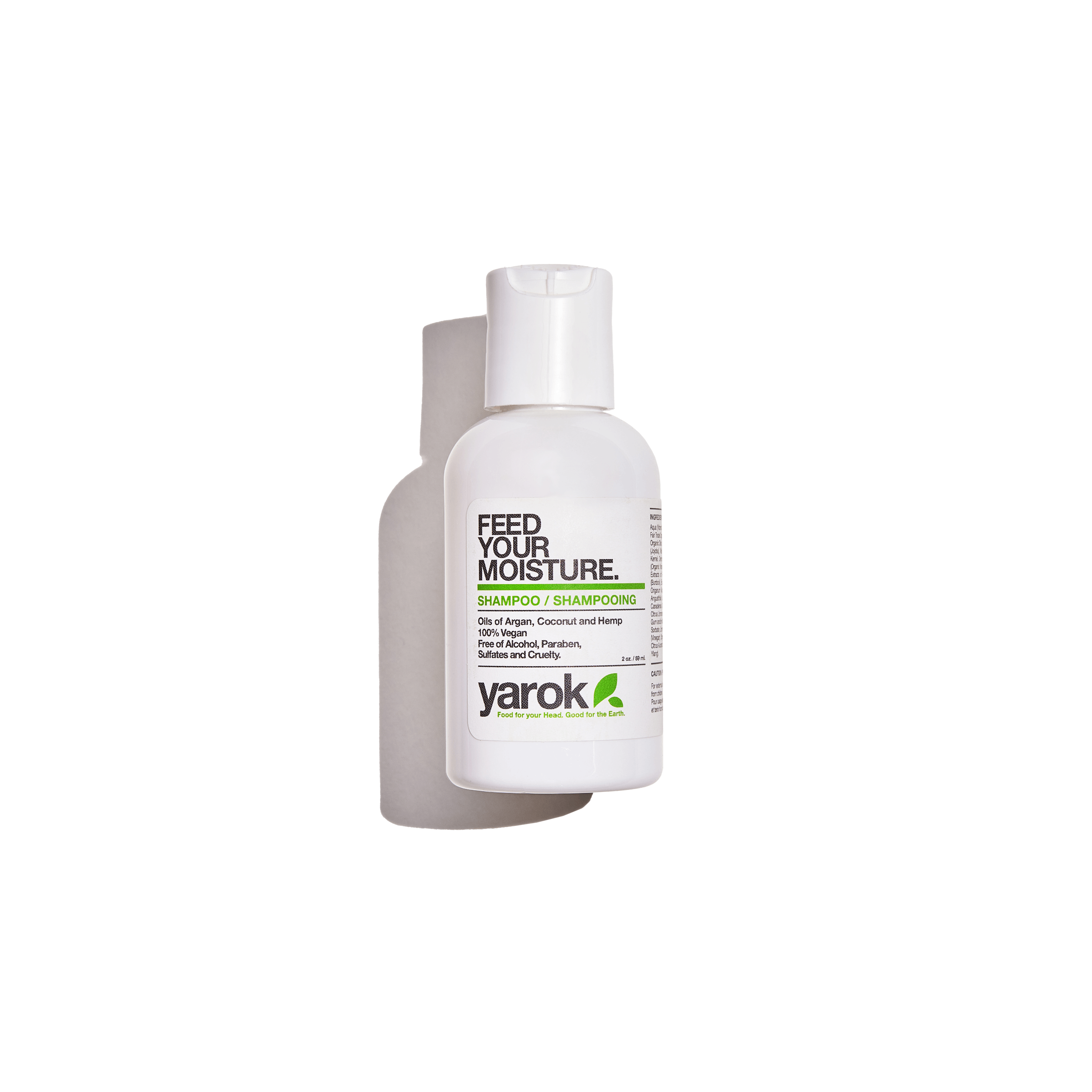 Feed Your Moisture Shampoo by yarok PLANT-BASED BEAUTY - Non-toxic, SLOW rated product free from harmful chemicals