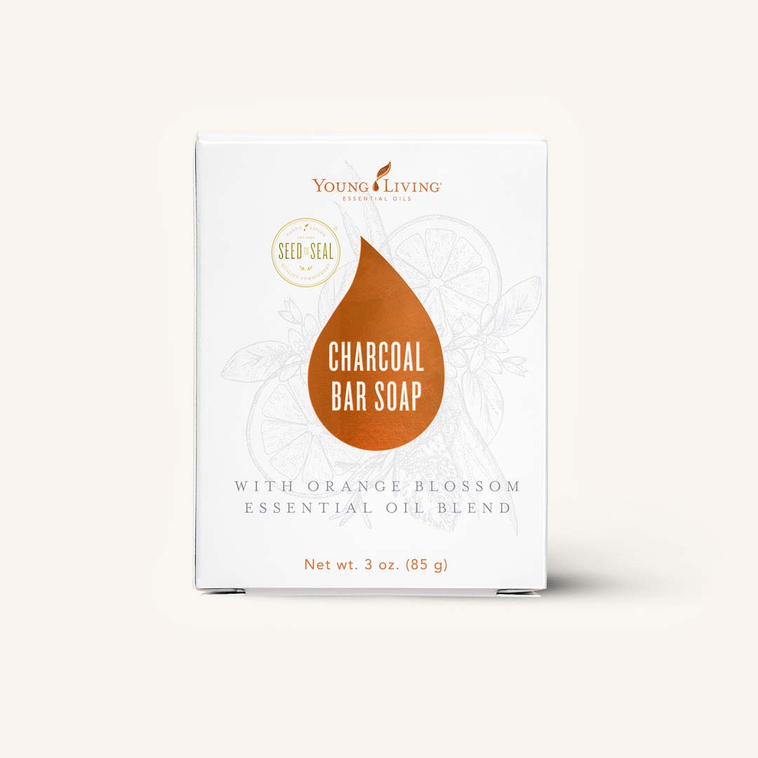 Charcoal Bar Soap – Orange Blossom Essential Oil Blend by YOUNG LIVING ESSENTIAL OilS - Non-toxic Soaps + Body Washes product rated SLOW by Million Marker, free from BPA, phthalates, and parabens