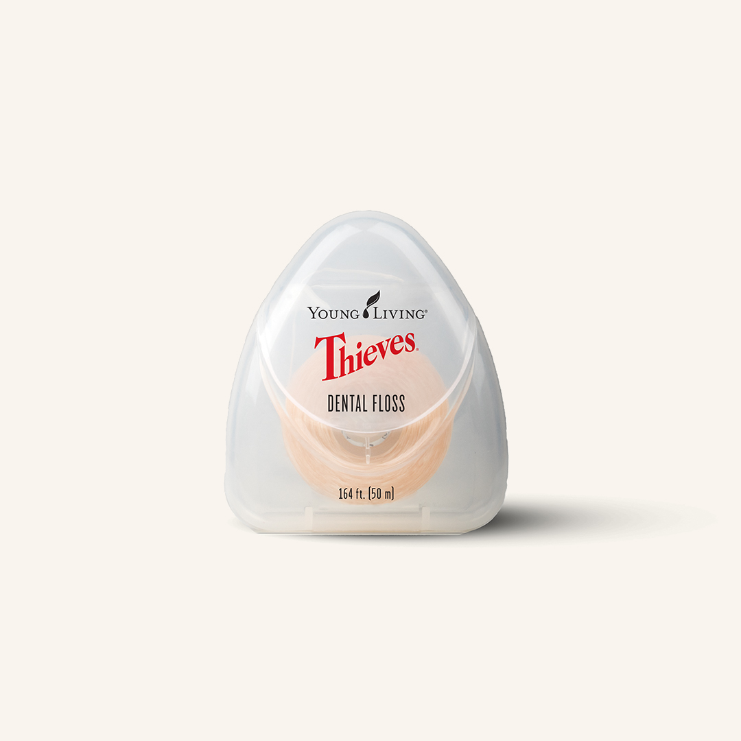 Thieves Dental Floss by YOUNG LIVING ESSENTIAL OilS - Non-toxic Oral Care product rated STOP by Million Marker, free from BPA, phthalates, and parabens