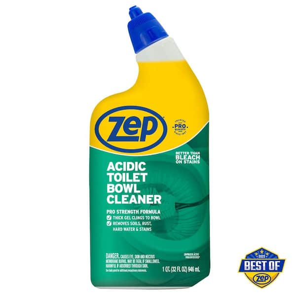 Acidic Toilet Bowl Cleaner by Zep - Non-toxic, STOP rated product free from harmful chemicals