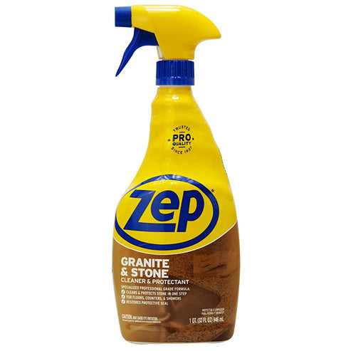 Granite and Stone Cleaner and Protectant by Zep - Non-toxic, STOP rated product free from harmful chemicals