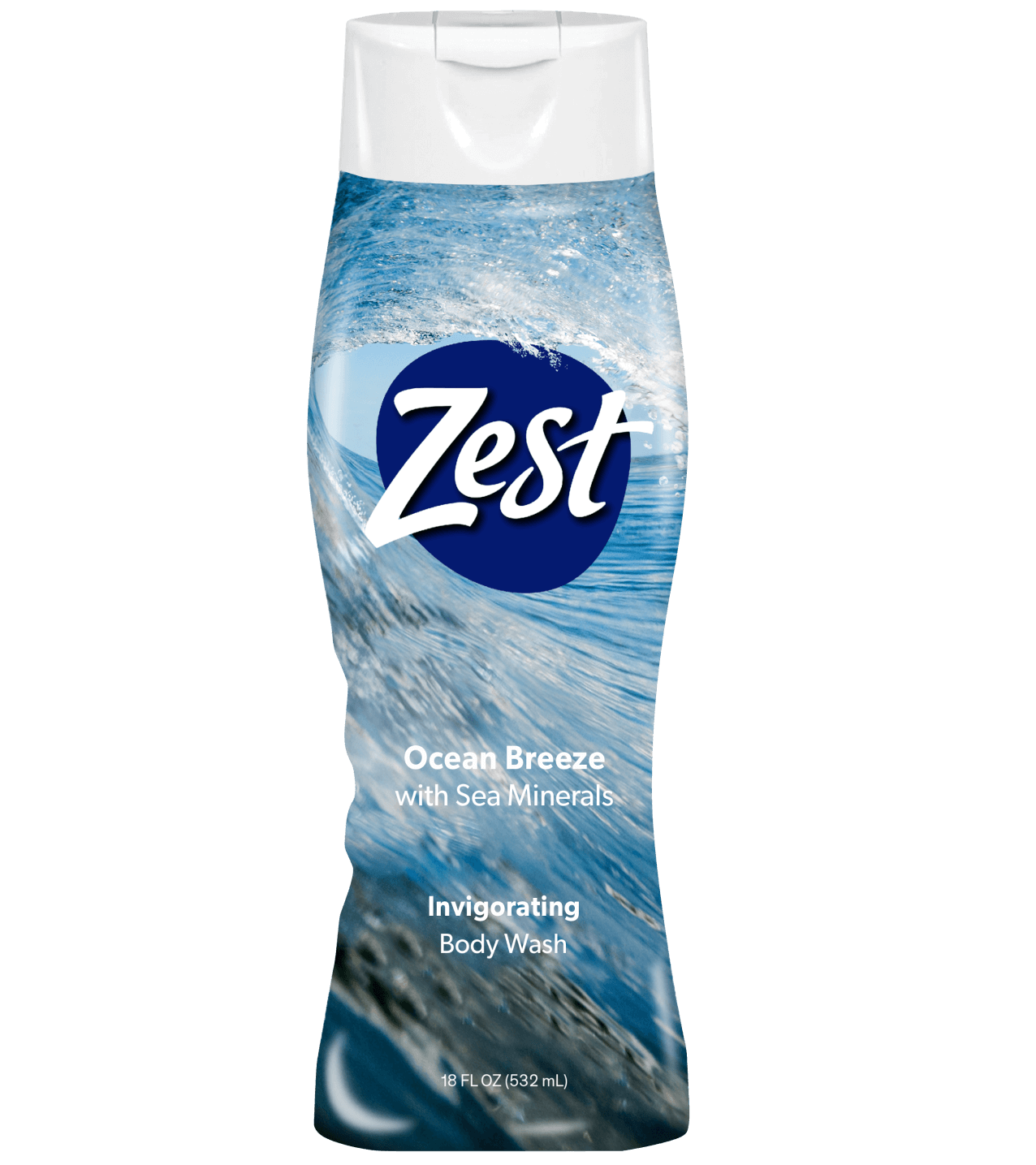 Body Wash – Ocean Breeze by Zest - Non-toxic Soaps + Body Washes product rated STOP by Million Marker, free from BPA, phthalates, and parabens